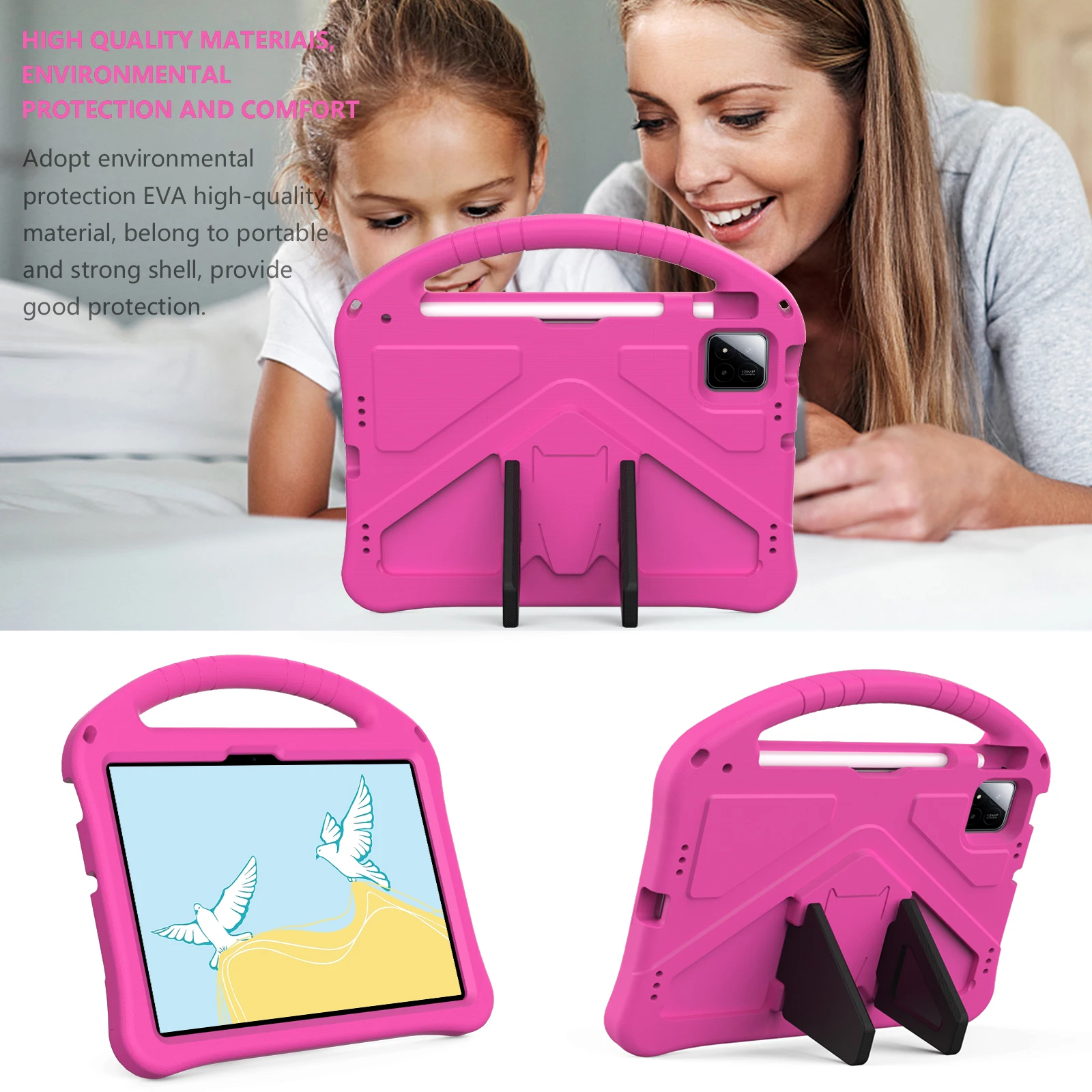 Cartoon EVA For Xiaomi Poco Pad X1 2025 8 7 pro 11.2" Portable Case Shockproof children Tablet Protecor Case with shoulder strap
Cartoon EVA For Xiaomi Poco Pad X1 2025 8 7 pro 11.2" Portable Case Shockproof children Tablet Protecor Case with shoulder strap