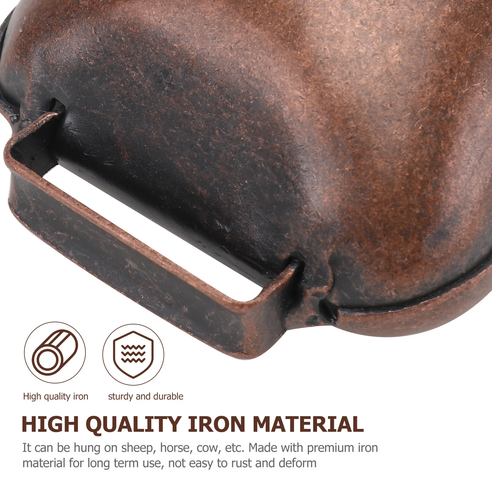 2 pcs Small Thicken Bell Hanging Decor For Sheep Horse Cow Farming Animal Supplies Red Bronze Diy Pendant Durable Iron Anti-Lost
2 pcs Small Thicken Bell Hanging Decor For Sheep Horse Cow Farming Animal Supplies Red Bronze Diy Pendant Durable Iron Anti-Lost