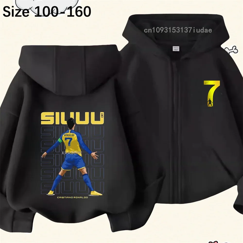 New Zipper Hoodie Soccer Star Children's Clothing Boys Fashion Sweatshirt Girls Long Sleeve Casual Anime Top Coat Ages 3-12
New Zipper Hoodie Soccer Star Children's Clothing Boys Fashion Sweatshirt Girls Long Sleeve Casual Anime Top Coat Ages 3-12
