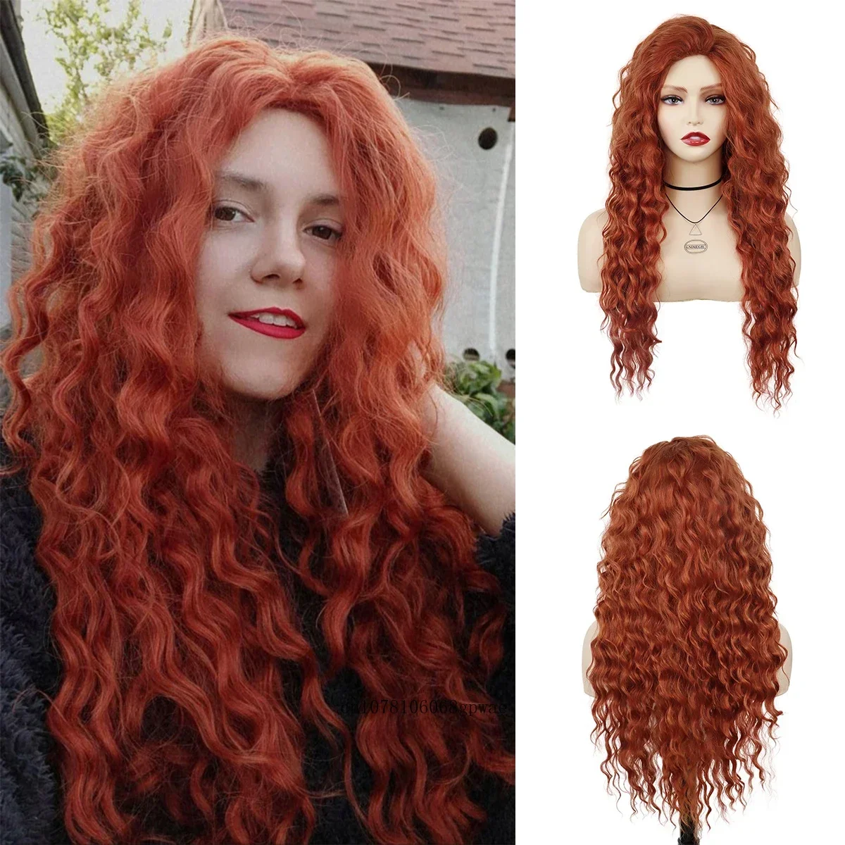 Halloween Cosplay Orange Synthetic Wig for Women Lady Long Water Wave Wigs Costume Carnival Party Heat Resistant Natural Looking
Halloween Cosplay Orange Synthetic Wig for Women Lady Long Water Wave Wigs Costume Carnival Party Heat Resistant Natural Looking