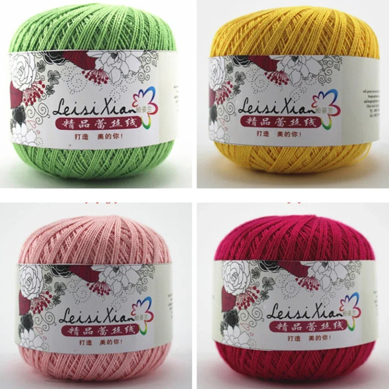 50g 8 # Lace Thread Knitting Yarn Crochet Wool DIY Slippers Jacket Scarf Material Woven Spring Summer Pure Cotton Thread Gift
50g 8 # Lace Thread Knitting Yarn Crochet Wool DIY Slippers Jacket Scarf Material Woven Spring Summer Pure Cotton Thread Gift