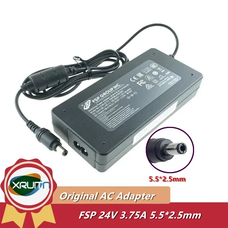 Genuine FSP FSP090-AAAN3 FSP090-A24C801 Switching Power Adapter Charger 24V 3.75A 90W Power Supply 5.5*2.5mm
Genuine FSP FSP090-AAAN3 FSP090-A24C801 Switching Power Adapter Charger 24V 3.75A 90W Power Supply 5.5*2.5mm