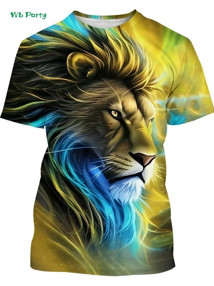 Trendy 3D Lion Men Graphic T-Shirt Summer Street Men's Short Sleeve Tee Fashion Round Neck Men's Clothing Oversized Men's Tops
Trendy 3D Lion Men Graphic T-Shirt Summer Street Men's Short Sleeve Tee Fashion Round Neck Men's Clothing Oversized Men's Tops