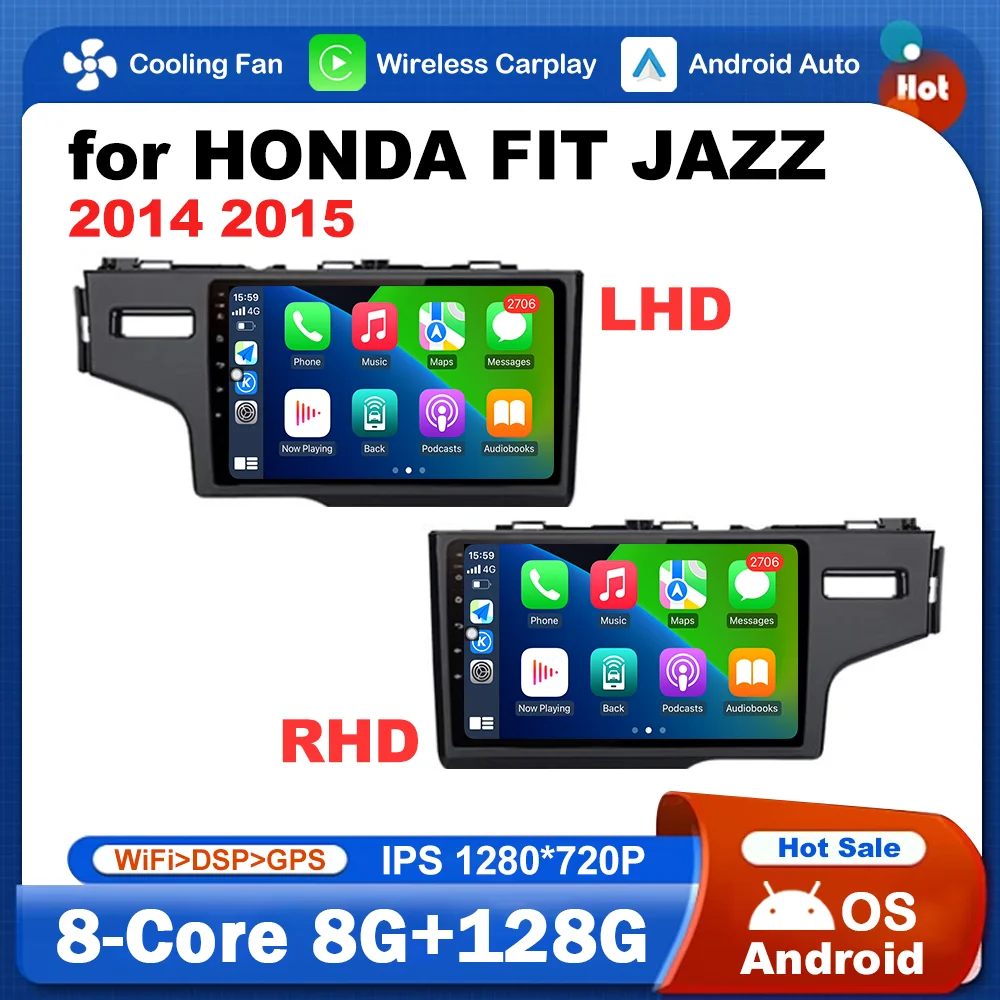 9 inch Car Radio Multimedia Player Android OS for HONDA FIT JAZZ 2014 2015 DSP Stereo Carplay GPS Navigation WiFi Bluetooth 4G
9 inch Car Radio Multimedia Player Android OS for HONDA FIT JAZZ 2014 2015 DSP Stereo Carplay GPS Navigation WiFi Bluetooth 4G
