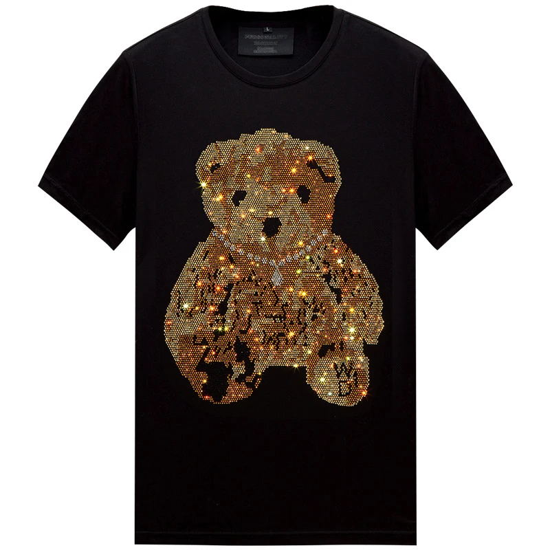 Summer Casual Rhinestones Shirts for Men Women - Fashion Skull Printed Crew Neck T-shirt Tops Unisex Mercerized Cotton
Summer Casual Rhinestones Shirts for Men Women - Fashion Skull Printed Crew Neck T-shirt Tops Unisex Mercerized Cotton
