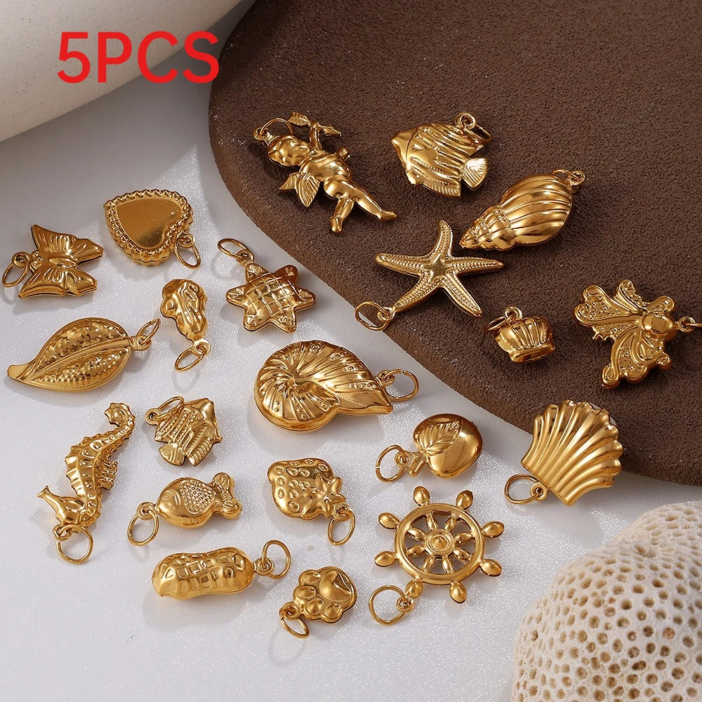 5Pcs Ocean Starfish Pendants Stainless Steel Marine Life Charms DIY Necklace Jewelry Making Supplies
5Pcs Ocean Starfish Pendants Stainless Steel Marine Life Charms DIY Necklace Jewelry Making Supplies