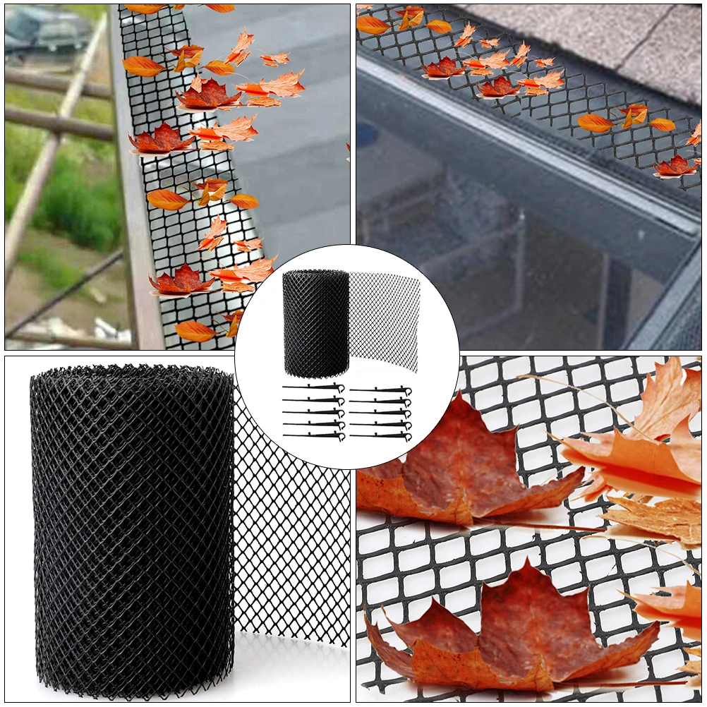 1 set Drainage Trench Anti-Blocking Net Gutter Guard Plastic Mesh Screen Downspout Protector Garden Leaf Strainer Black
1 set Drainage Trench Anti-Blocking Net Gutter Guard Plastic Mesh Screen Downspout Protector Garden Leaf Strainer Black