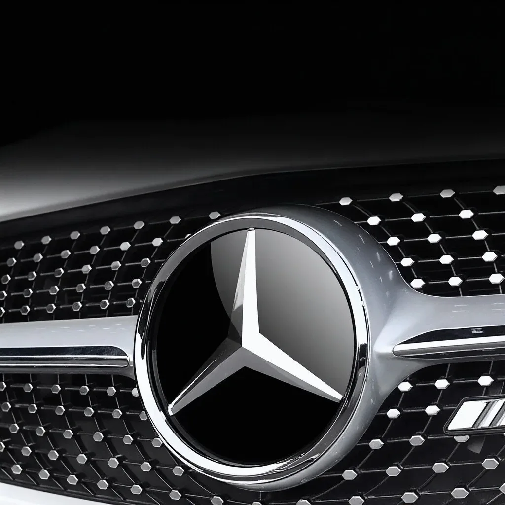 3d Chrome Black Star Logo Car Front Grille Emblem Mercedes Benz Amg W205 W212 W207 A B C E SLK GLK CLA CLS Viano GL ML R Class
3d Chrome Black Star Logo Car Front Grille Emblem Mercedes Benz Amg W205 W212 W207 A B C E SLK GLK CLA CLS Viano GL ML R Class