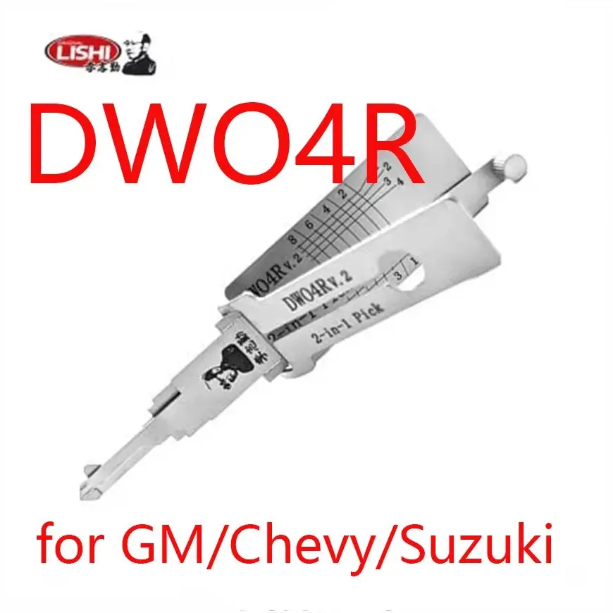 2026 Lishi 2-in-1 Pick/Decoder Locksmith Tool for GM Chevy Suzuki DW04R DW05R New Model Automotive Unlocking Equipment
2026 Lishi 2-in-1 Pick/Decoder Locksmith Tool for GM Chevy Suzuki DW04R DW05R New Model Automotive Unlocking Equipment