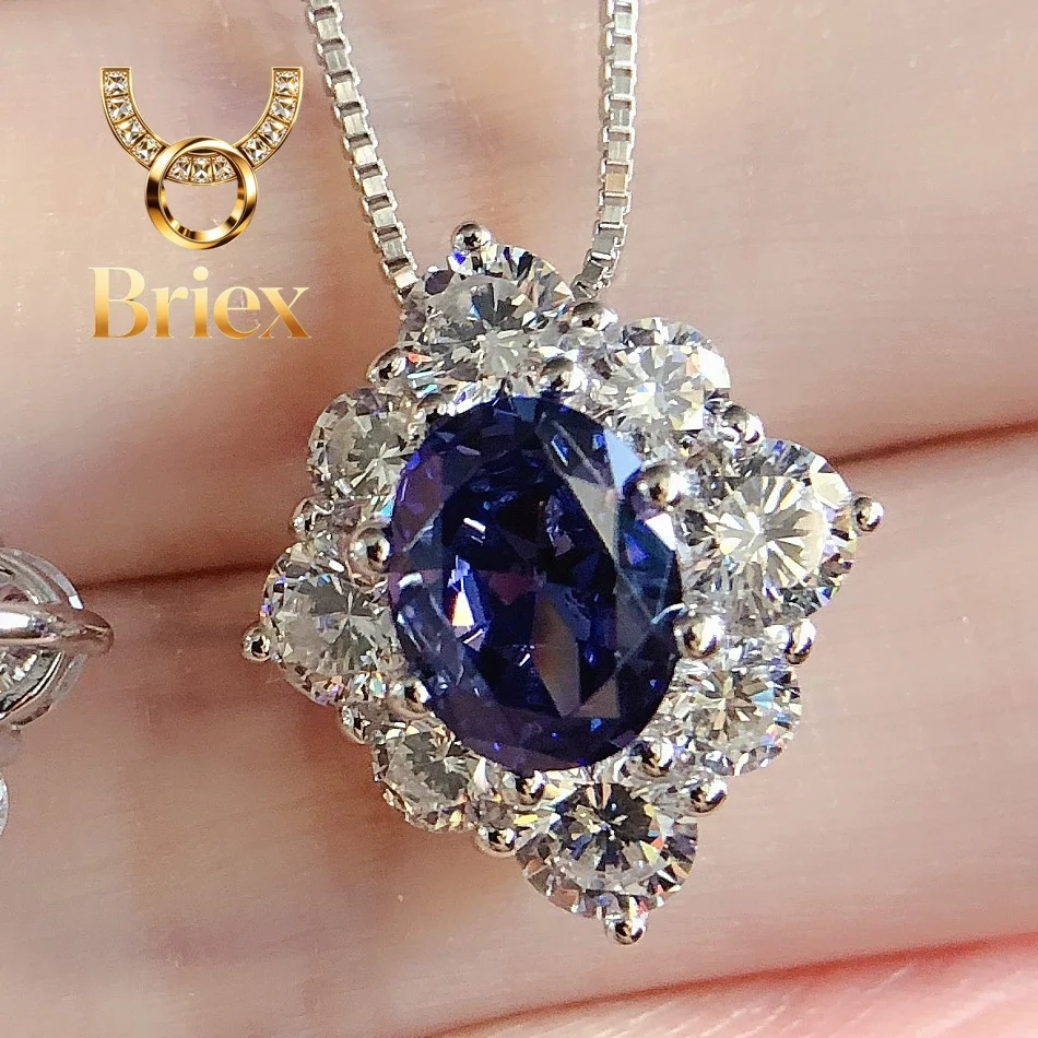 Briex Jewelry AU585 2Ct 7x9mm Oval Cut Ruby&Sapphire Diamond Pendant for Women Luxury Quality 14K White Gold Wedding Pendant Nec
Briex Jewelry AU585 2Ct 7x9mm Oval Cut Ruby&Sapphire Diamond Pendant for Women Luxury Quality 14K White Gold Wedding Pendant Nec