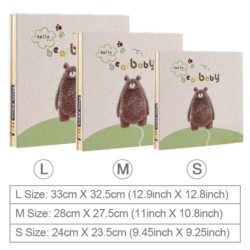 Fabric Frame Cover Photo Album 40 Page Linen Hardcover Magnetic Scrapbook Burlap Cover for DIY Anniversary Bear Baby Memory Book
Fabric Frame Cover Photo Album 40 Page Linen Hardcover Magnetic Scrapbook Burlap Cover for DIY Anniversary Bear Baby Memory Book