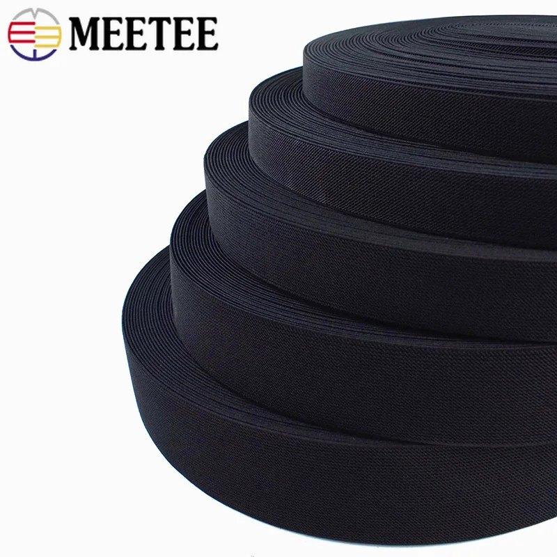 10/20M Meetee 10-80mm Thick Elastic Webbing Tape Sewing Elasticity Band Pants Waistband Stretch Strap DIY Garment Accessories
10/20M Meetee 10-80mm Thick Elastic Webbing Tape Sewing Elasticity Band Pants Waistband Stretch Strap DIY Garment Accessories