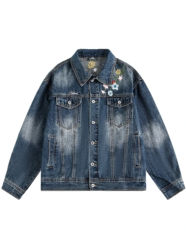 Ретро-джинсовая куртка в американском стиле, большого размера, для мужчин, весна-осень, повседневная, свободного кроя, унисекс, с отложным воротником
Ретро-джинсовая куртка в американском стиле, большого размера, для мужчин, весна-осень, повседневная, свободного кроя, унисекс, с отложным воротником