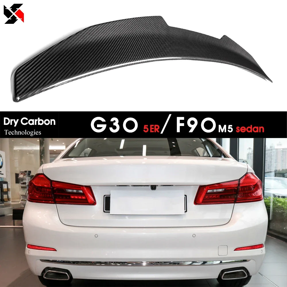 Dry Carbon Workmanship High-kick CF Rear Deck Spoiler Boot Wing for BMW 5 Series G30 F90(M5) 2017 - 2022, Tough & Light
Dry Carbon Workmanship High-kick CF Rear Deck Spoiler Boot Wing for BMW 5 Series G30 F90(M5) 2017 - 2022, Tough & Light