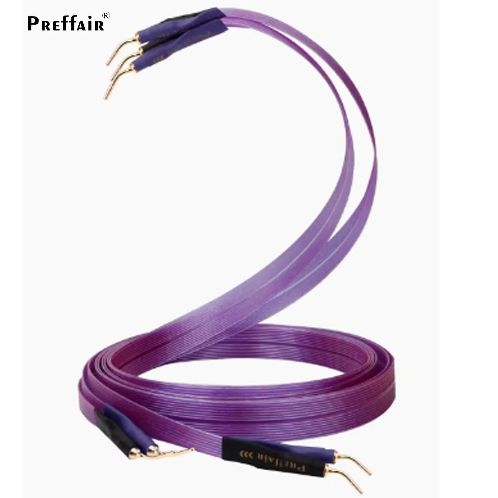 Preffair HiFi Speaker Cable Hi-end OCC Copper Flat Belt Serrated Solid Gold-plated Banana Y Plugs Cable Speaker Amplifier
Preffair HiFi Speaker Cable Hi-end OCC Copper Flat Belt Serrated Solid Gold-plated Banana Y Plugs Cable Speaker Amplifier