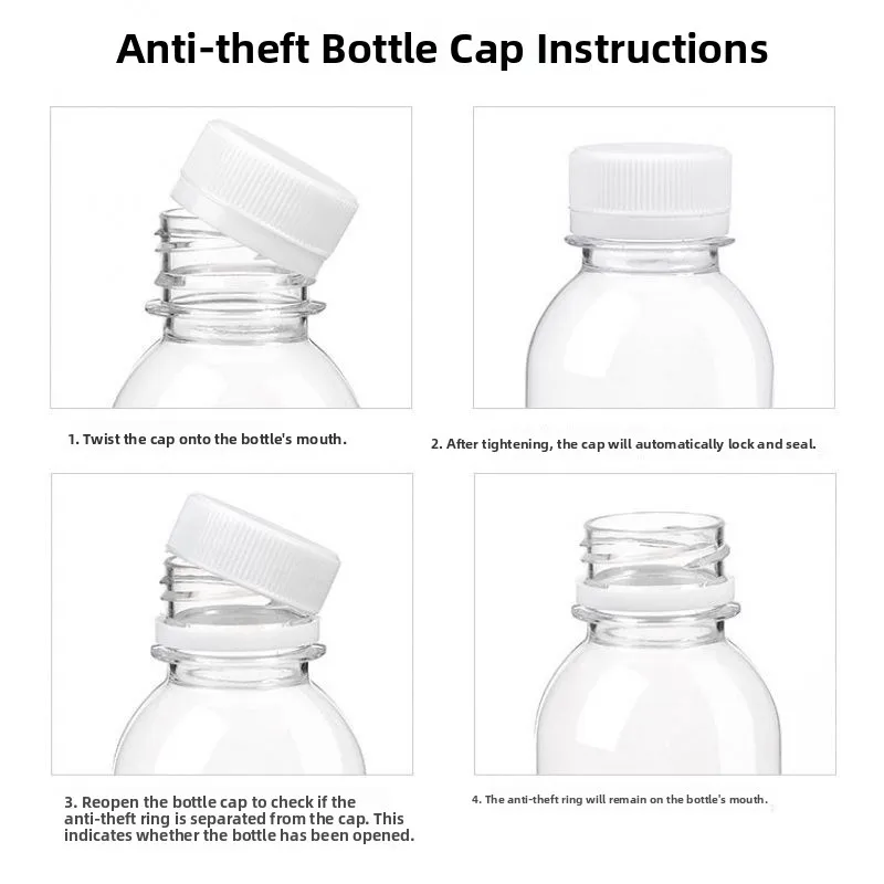 Transparent Food Grade Plastic Bottle Empty Sealed PET Juice Milk Tea Beverage Alcohol Bottle with Cap Kitchen Storage Container
Transparent Food Grade Plastic Bottle Empty Sealed PET Juice Milk Tea Beverage Alcohol Bottle with Cap Kitchen Storage Container