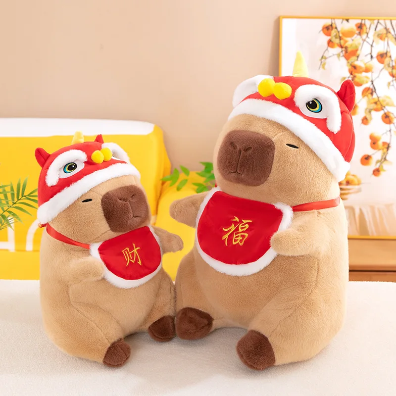 Новая 35-65 см плюшевая кукла Kawaii Wealth Capybara Dress Up Blessing Capybara плюшевая игрушка мягкая мультяшная капибара пушистая кукла домашний декор
Новая 35-65 см плюшевая кукла Kawaii Wealth Capybara Dress Up Blessing Capybara плюшевая игрушка мягкая мультяшная капибара пушистая кукла домашний декор