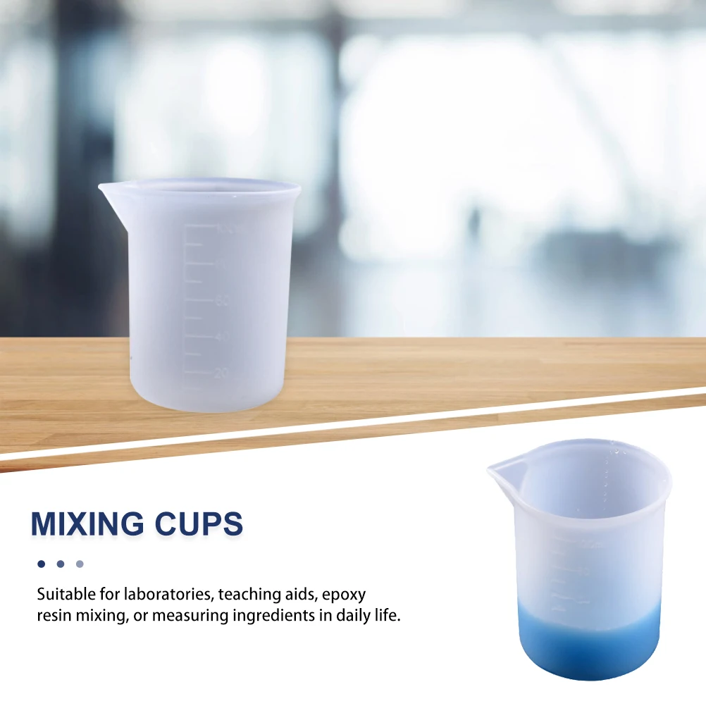 Epoxy Measuring Cups Clear Silicone Scale DIY Resin Mixing Cup Jewelry Accessories Laboratory Tools Craft Supplies
Epoxy Measuring Cups Clear Silicone Scale DIY Resin Mixing Cup Jewelry Accessories Laboratory Tools Craft Supplies