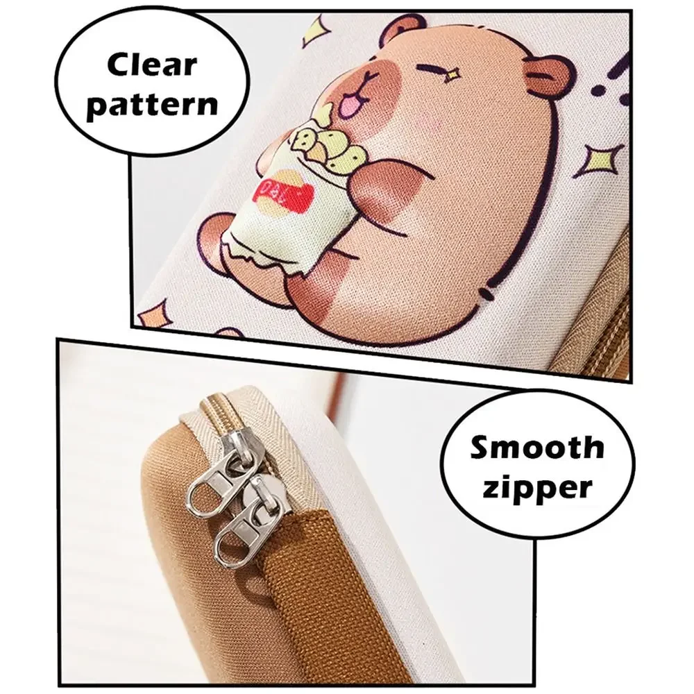 Multi-functional 3D Capybara Pencil Case Large Capacity Portable Pen Bag Stationery Organizer School Supplies
Multi-functional 3D Capybara Pencil Case Large Capacity Portable Pen Bag Stationery Organizer School Supplies