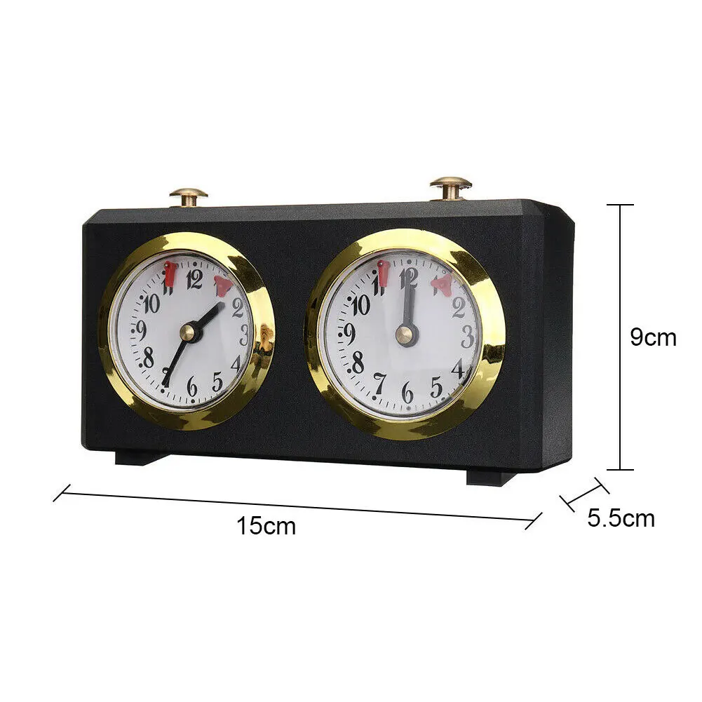 Retro Mechanical Chess Clock, Chinese Chess Clock, Go Clock (battery-free) - Black
Retro Mechanical Chess Clock, Chinese Chess Clock, Go Clock (battery-free) - Black