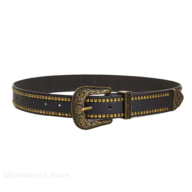 【R】New Retro Nail Trend Fashion Punk Style Belt Personality Men's And Women's Jeans Universal Belt
【R】New Retro Nail Trend Fashion Punk Style Belt Personality Men's And Women's Jeans Universal Belt