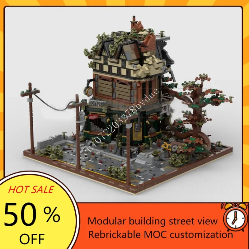 5126PCS Tudor corner apocalypse version Modular MOC Creative street view Model Custom Puzzles Architecture DIY Model Toys Gifts
5126PCS Tudor corner apocalypse version Modular MOC Creative street view Model Custom Puzzles Architecture DIY Model Toys Gifts