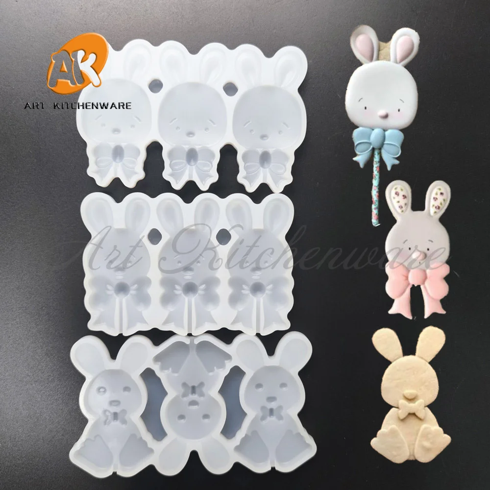 New Rabbits Silicone Lollipop Mould Animal Epoxy Silicone Sugarcraft Mold Chocolate Mousse Molds Bakeware
New Rabbits Silicone Lollipop Mould Animal Epoxy Silicone Sugarcraft Mold Chocolate Mousse Molds Bakeware