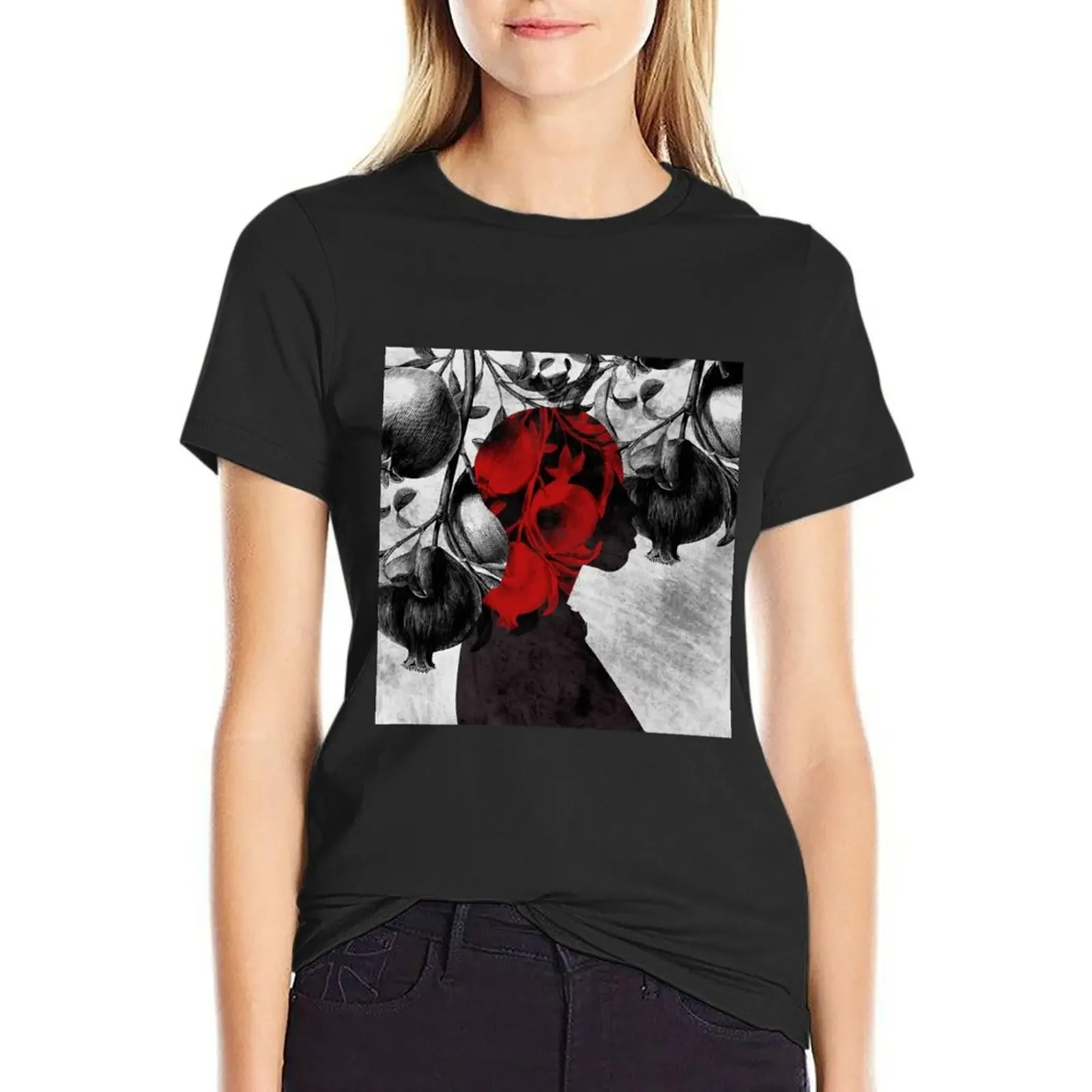 African pomegranate woman T-Shirt summer top Short sleeve tee quick drying blanks t shirt Women
African pomegranate woman T-Shirt summer top Short sleeve tee quick drying blanks t shirt Women