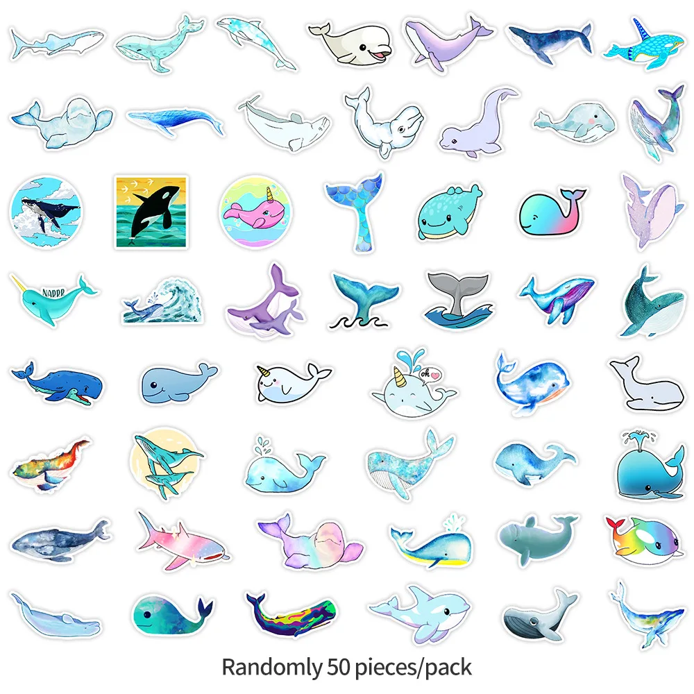 10/30/50PCS Cute Animal Cartoon Whale Funny Graffiti Sticker Desk Water Cup Laptop Suitcase Scooter DIY Decorative Toy Sticker
10/30/50PCS Cute Animal Cartoon Whale Funny Graffiti Sticker Desk Water Cup Laptop Suitcase Scooter DIY Decorative Toy Sticker
