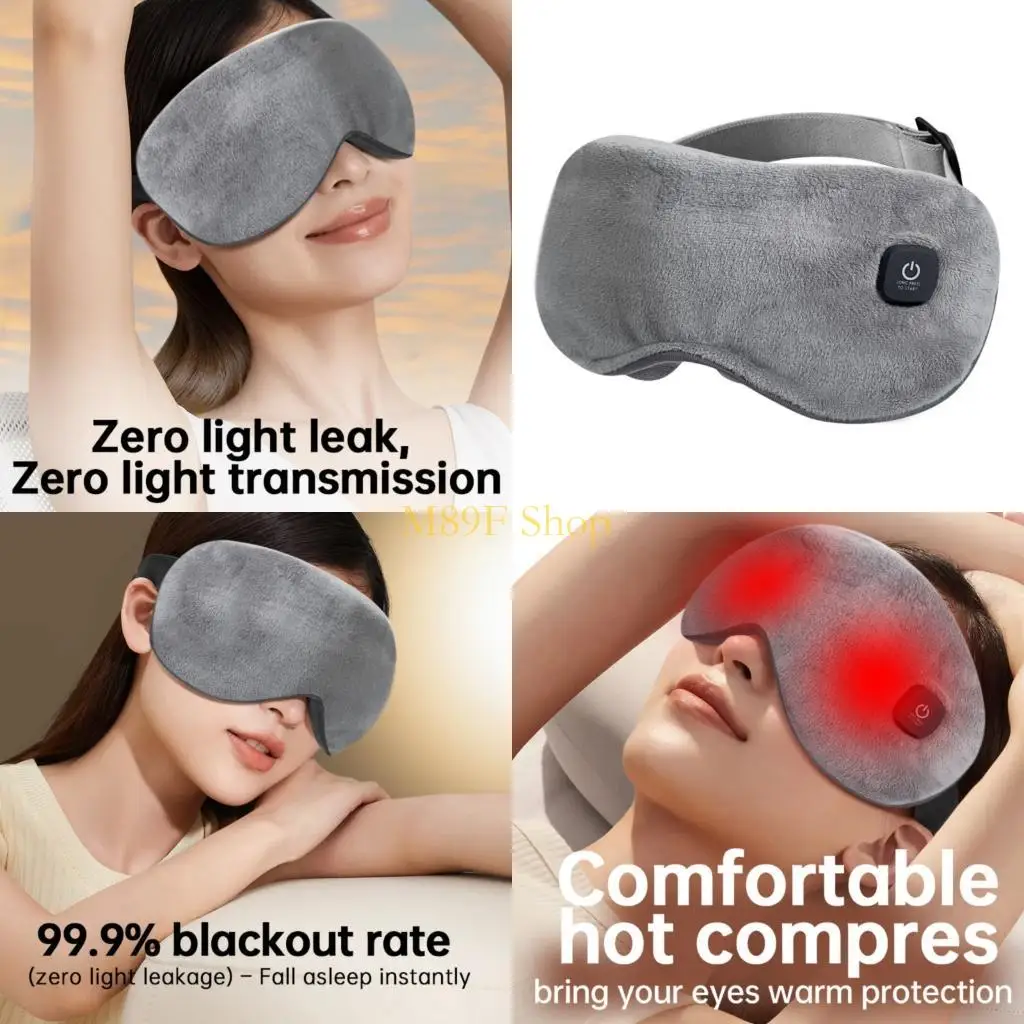 M89F Heated Eye Mask,Cordless Warm Eye Compress Mask for Dry Eye,Light Blocking
M89F Heated Eye Mask,Cordless Warm Eye Compress Mask for Dry Eye,Light Blocking