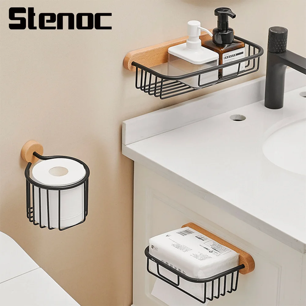 No Punching Simple Wooden Toilet Paper Holder Bathroom Wall Mount Paper Phone Holder Shelf Storage Towel Roll Shelf Accessories
No Punching Simple Wooden Toilet Paper Holder Bathroom Wall Mount Paper Phone Holder Shelf Storage Towel Roll Shelf Accessories