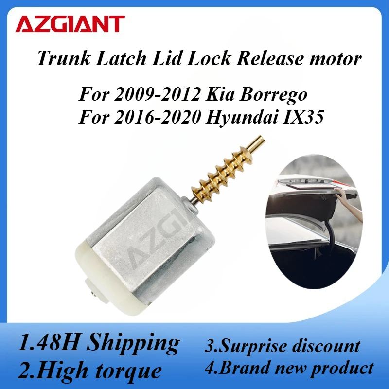 AZGIANT Car Trunk Latch Lid Lock Release motor for 2009-2012 Kia Borrego/2016-2020 Hyundai IX35 High-quality replacement parts
AZGIANT Car Trunk Latch Lid Lock Release motor for 2009-2012 Kia Borrego/2016-2020 Hyundai IX35 High-quality replacement parts