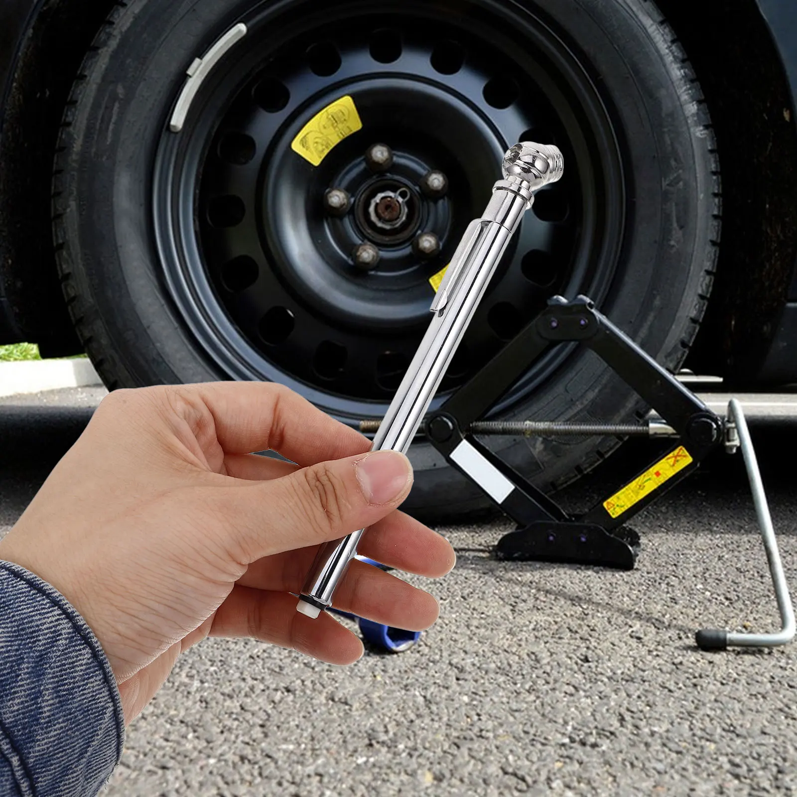 Pressure Gauge for Cars Atv Tire Pressure Gauge Bikes ATV Miniature Stainless Steel Portable Tire Tread Tester Tool
Pressure Gauge for Cars Atv Tire Pressure Gauge Bikes ATV Miniature Stainless Steel Portable Tire Tread Tester Tool