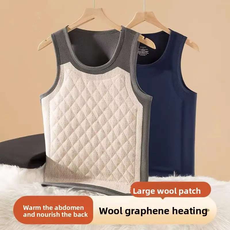 Winter Patch Warm Vest Men's Thickening Coldproof Thermal Underwear Undershirt Tops Base Layer Sleeveless Patchwork Waistcoat
Winter Patch Warm Vest Men's Thickening Coldproof Thermal Underwear Undershirt Tops Base Layer Sleeveless Patchwork Waistcoat