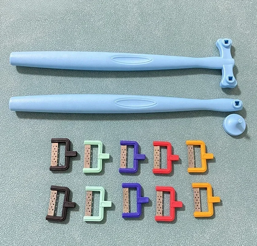 1pc Dentals Orthodontics Treatment Interproximals Enamel Reduction Kit / Teeth Polishing Saw Blades Kit Manual Strips System
1pc Dentals Orthodontics Treatment Interproximals Enamel Reduction Kit / Teeth Polishing Saw Blades Kit Manual Strips System