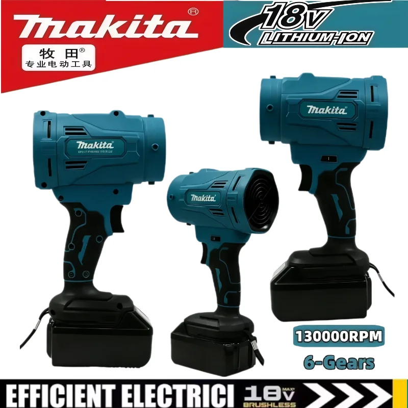 Makita 130000RPM High Speed Brushless Electric Air Blower Violent Fan Cordless Air Duster Tool 6-Gears Jet Turbo Fan.
Makita 130000RPM High Speed Brushless Electric Air Blower Violent Fan Cordless Air Duster Tool 6-Gears Jet Turbo Fan.