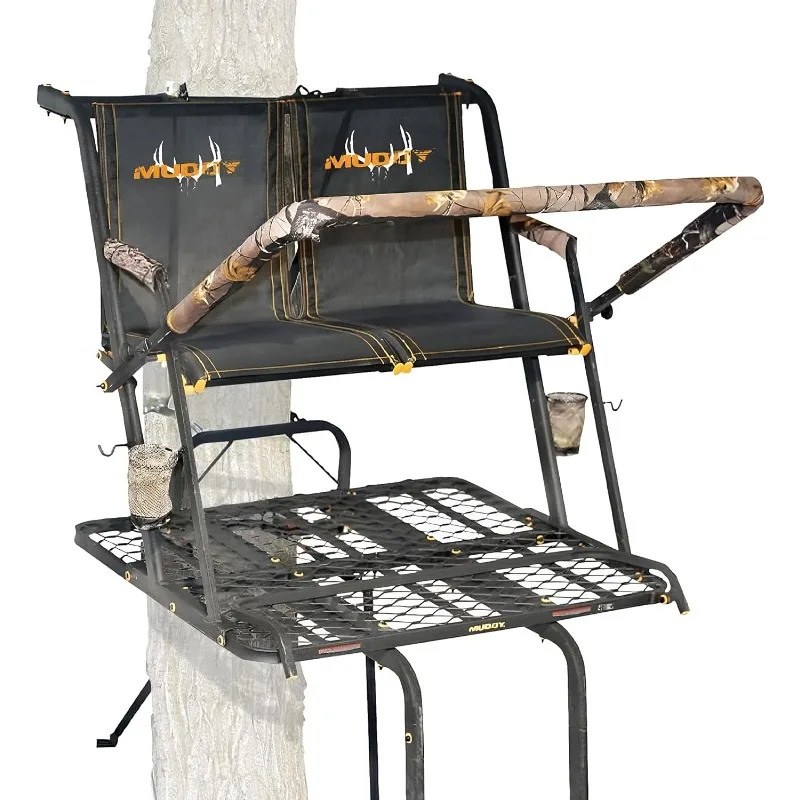 MUDDY 2-Person Nexus XTL Steel Ladder Tree Stand, 20 ft Tall, 500 lb Capacity - Heavy-Duty Hunting Treestand with Flex-Tek Seat
MUDDY 2-Person Nexus XTL Steel Ladder Tree Stand, 20 ft Tall, 500 lb Capacity - Heavy-Duty Hunting Treestand with Flex-Tek Seat