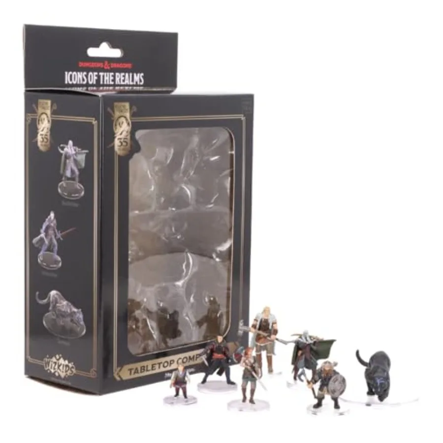 DandD The Legend of Drizzt 35th Anniversary - Tabletop Companions Boxed Set Dungeons and Dragons Miniatures
DandD The Legend of Drizzt 35th Anniversary - Tabletop Companions Boxed Set Dungeons and Dragons Miniatures