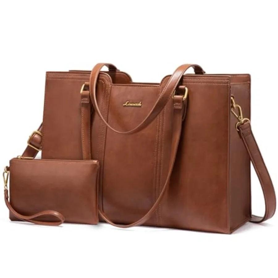 LOVEVOOK Laptop Bag for Women - Waterproof Work Bag for Women and Vintage Laptop Tote Purse with Wristlet
LOVEVOOK Laptop Bag for Women - Waterproof Work Bag for Women and Vintage Laptop Tote Purse with Wristlet