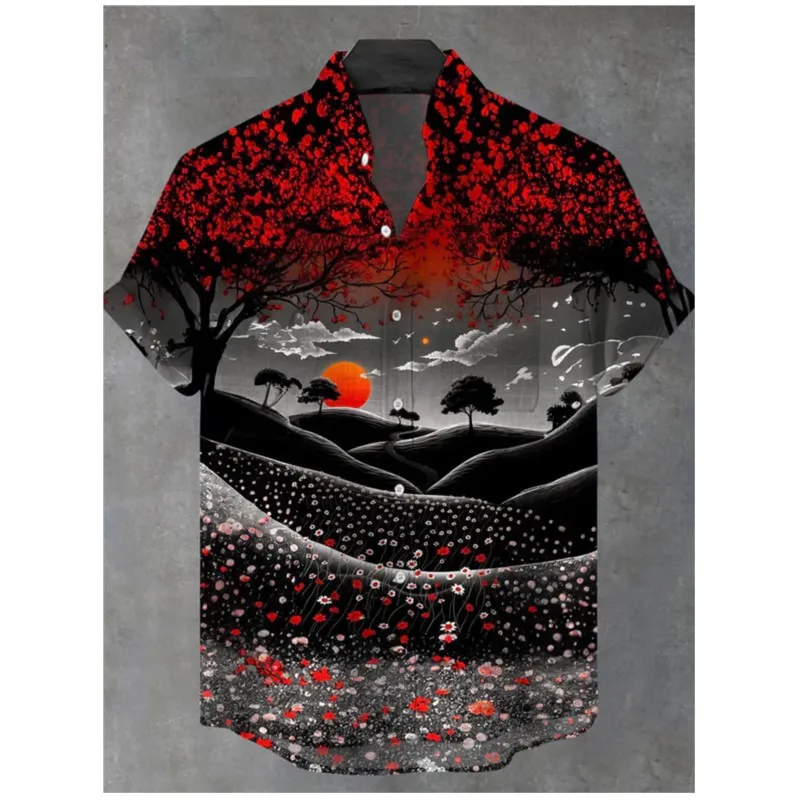 Men's Hawaiian Summer Twilight Pattern Casual Shirt 3D Beach Fun Short Sleeved Women's Shirt New Hot Selling Roupa De Homem
Men's Hawaiian Summer Twilight Pattern Casual Shirt 3D Beach Fun Short Sleeved Women's Shirt New Hot Selling Roupa De Homem