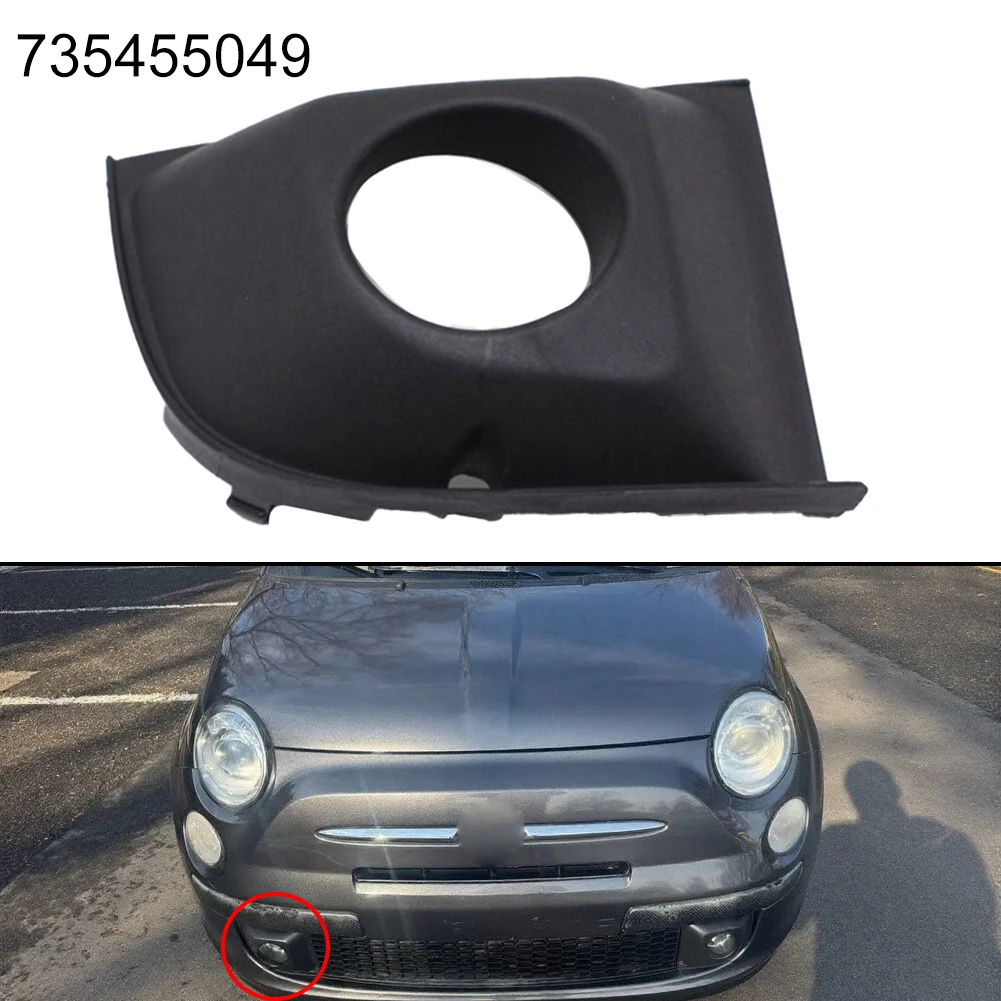 735455049 Car Front Bumper Fog Light Lamp Frame Cover Right Front Bumper Fog Grille For Fiat 500 2007-2015 Accessories
735455049 Car Front Bumper Fog Light Lamp Frame Cover Right Front Bumper Fog Grille For Fiat 500 2007-2015 Accessories