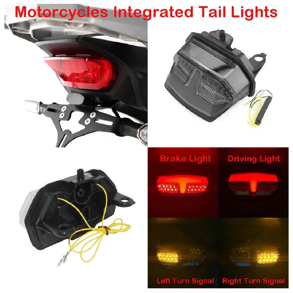 For Honda CRF1100L Africa Twin DCT ADV Sports 2020-2025 Motorcycle LED Taillight Rear Brake & Turn Signal Integrated Tail Light
For Honda CRF1100L Africa Twin DCT ADV Sports 2020-2025 Motorcycle LED Taillight Rear Brake & Turn Signal Integrated Tail Light