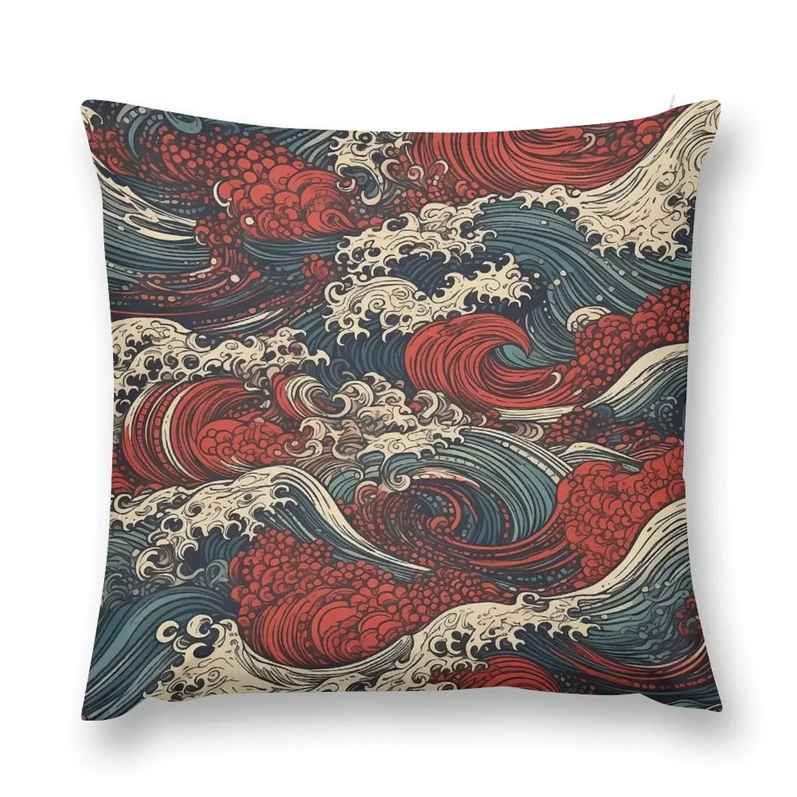 Cresting Blue and Red Waves Seamless Pattern Throw Pillow Christmas Covers For Cushions Sofa Pillow Cover pillow
Cresting Blue and Red Waves Seamless Pattern Throw Pillow Christmas Covers For Cushions Sofa Pillow Cover pillow