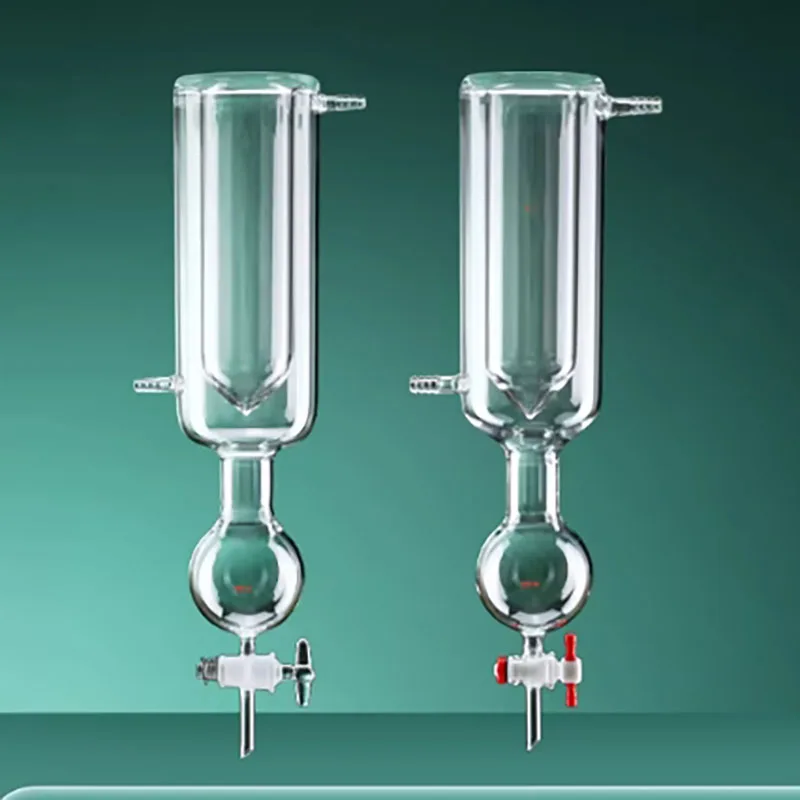 Dewar type cold trap glass door PTFE door high borosilicate glass micro Dewar type cold trap
Dewar type cold trap glass door PTFE door high borosilicate glass micro Dewar type cold trap