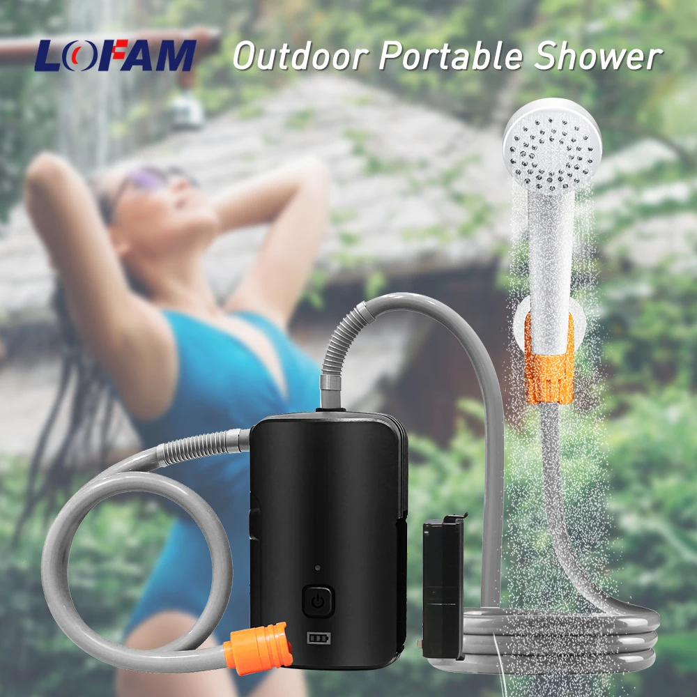 Portable Camping Shower Rechargeable Waterproof Electric Shower Pump Kit For Outdoor Hiking Swimming Climbing Pet Car Clean
Portable Camping Shower Rechargeable Waterproof Electric Shower Pump Kit For Outdoor Hiking Swimming Climbing Pet Car Clean