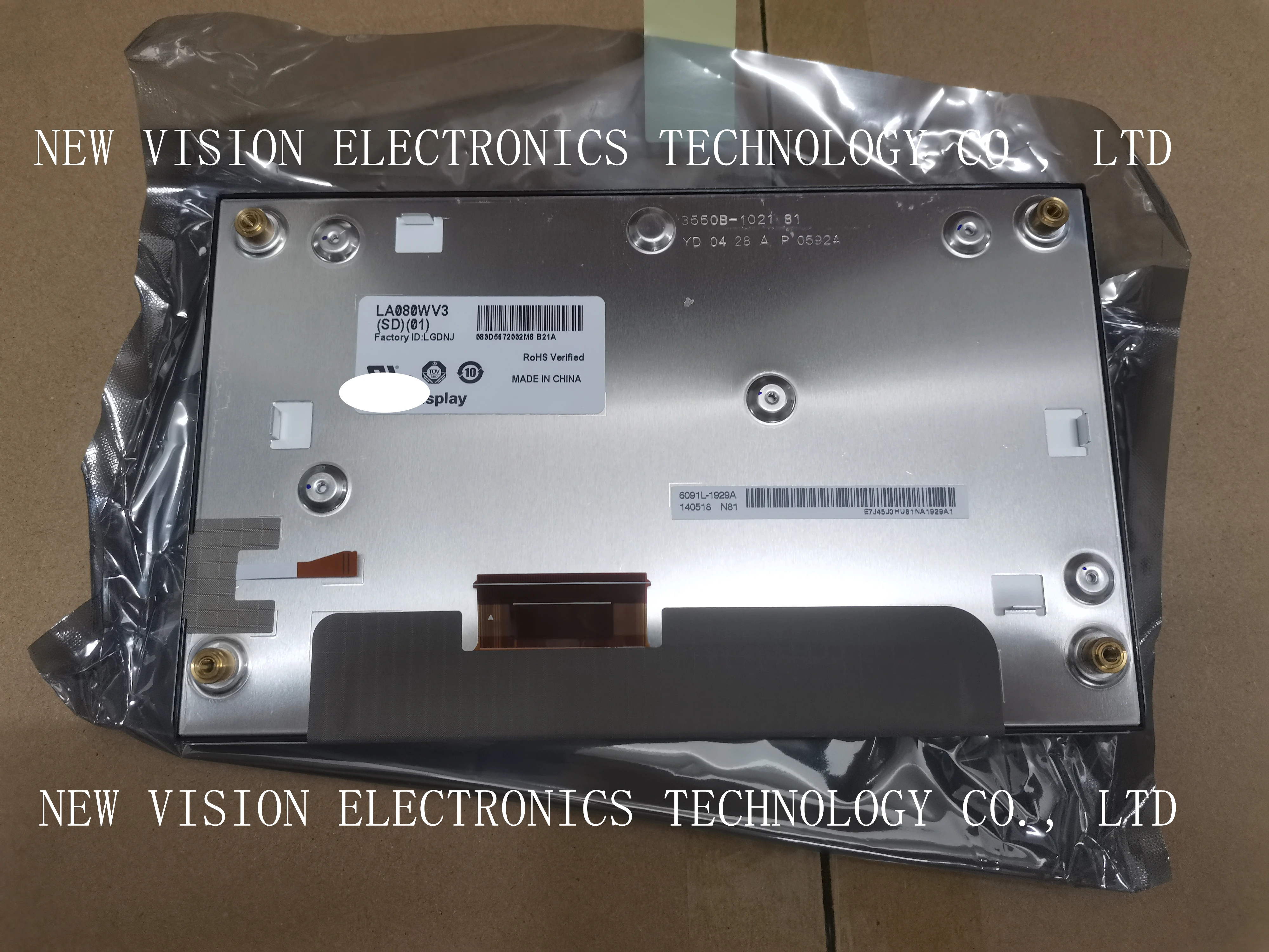 LA080WV3(SD)(01) LA080WV3-SD01 Original A+ 8 inch LCD Dispaly Screen for Car GPS Navigtion System
LA080WV3(SD)(01) LA080WV3-SD01 Original A+ 8 inch LCD Dispaly Screen for Car GPS Navigtion System
