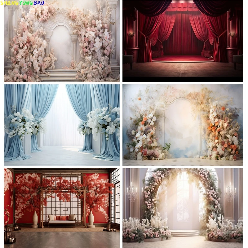 Fantasy Wedding Photography Backdrops Flower Anniversary Background Interior Curtain Decorated Photo Studio Prop Phonecall SG-03
Fantasy Wedding Photography Backdrops Flower Anniversary Background Interior Curtain Decorated Photo Studio Prop Phonecall SG-03
