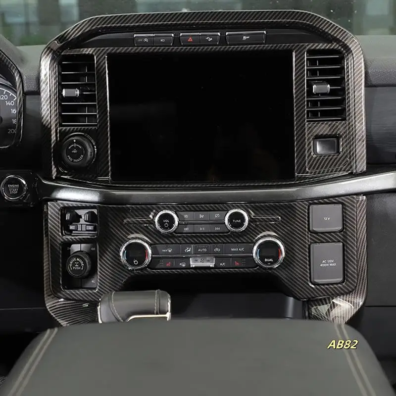 Крышка панели навигационного экрана центрального управления для Ford F150 2021 2022 2023, аксессуары-ABS из углеродного волокна
Крышка панели навигационного экрана центрального управления для Ford F150 2021 2022 2023, аксессуары-ABS из углеродного волокна