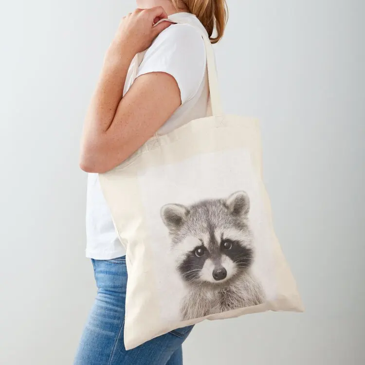 Baby Raccoon, Baby Animals Art Print by Synplus Tote Bag woman shopping bag eco pack female bag
Baby Raccoon, Baby Animals Art Print by Synplus Tote Bag woman shopping bag eco pack female bag