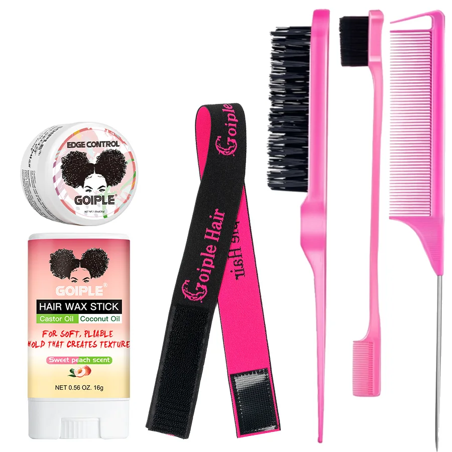 Styling Hair Wax Stick Edge Control Gel Hairline Slick Wax Smooth and Shape Solid Pomade for Natural Hair Wig Anti-frizz Product
Styling Hair Wax Stick Edge Control Gel Hairline Slick Wax Smooth and Shape Solid Pomade for Natural Hair Wig Anti-frizz Product